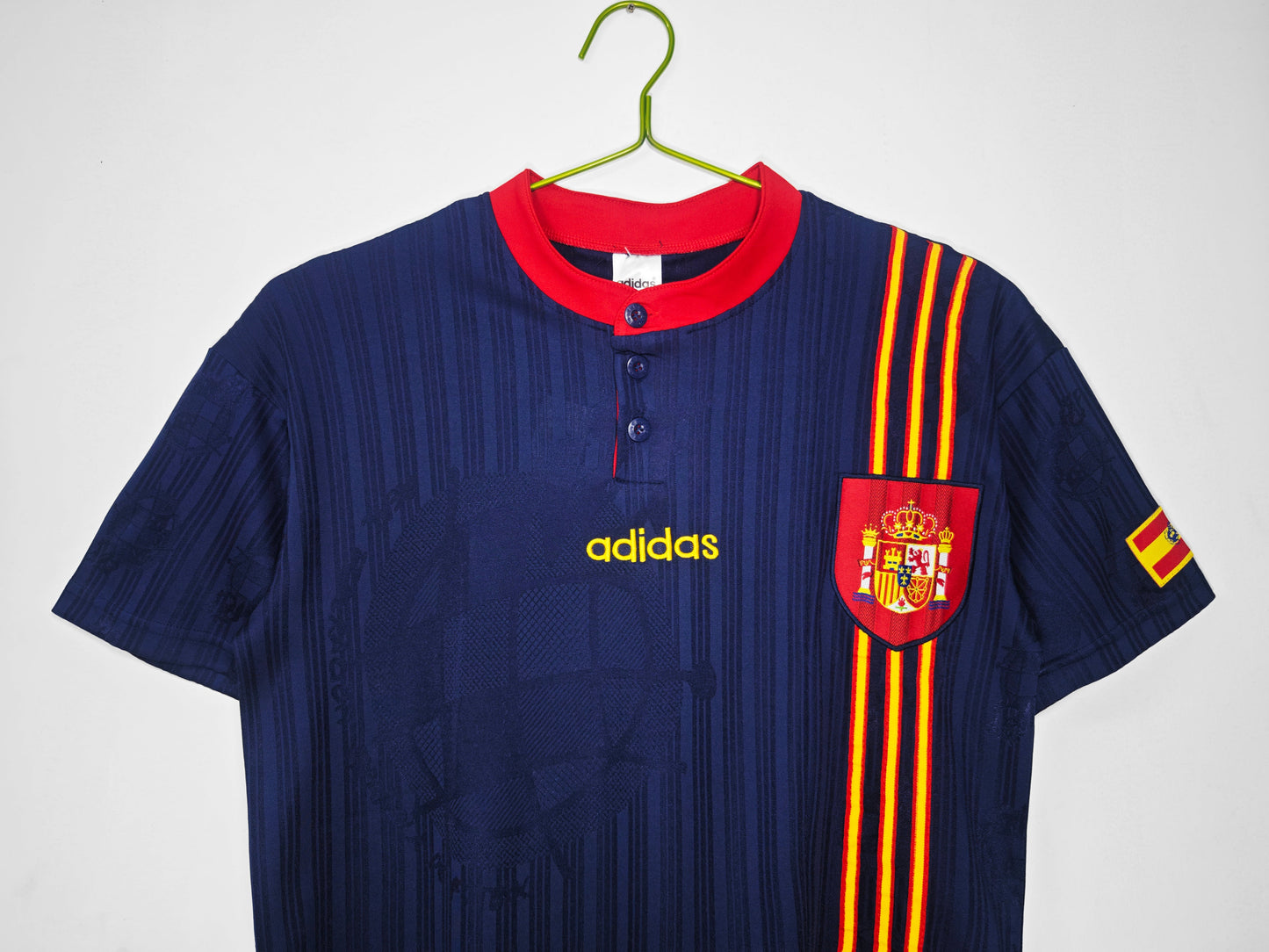 Spain 1996 Away Retro Jersey - Back