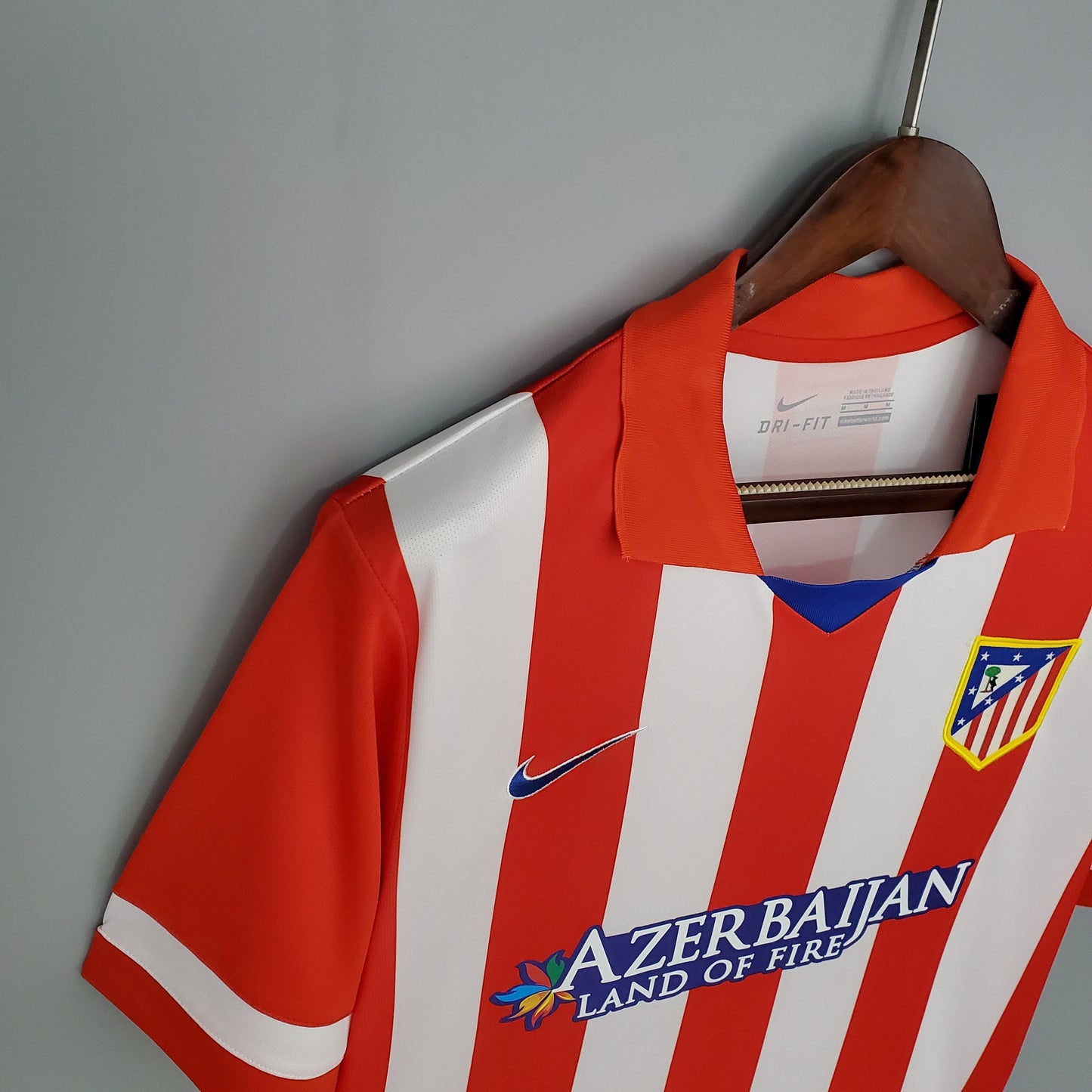 Atletico Madrid 2013/2014 Home Retro Jersey - Back