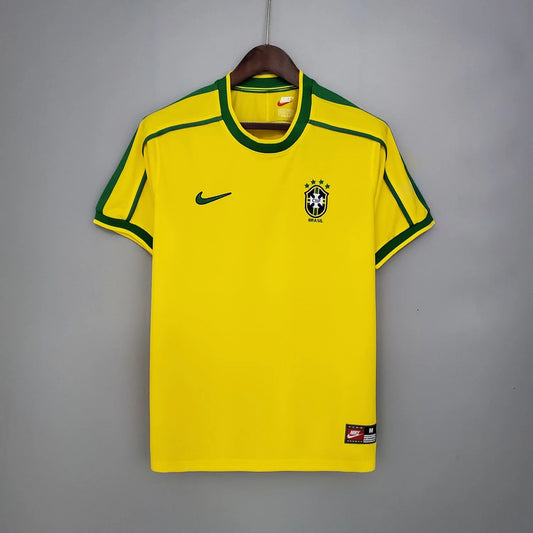 Retro Brazil 1998 Home Jersey
