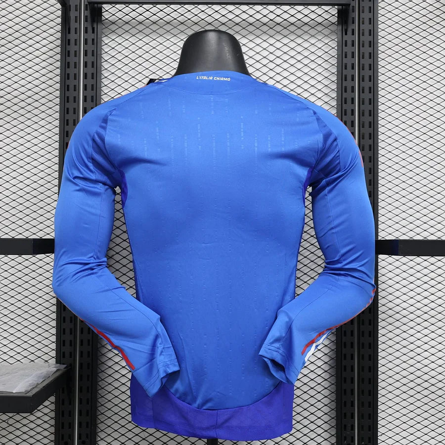 Italy 2024 Home Long Sleeve Jersey