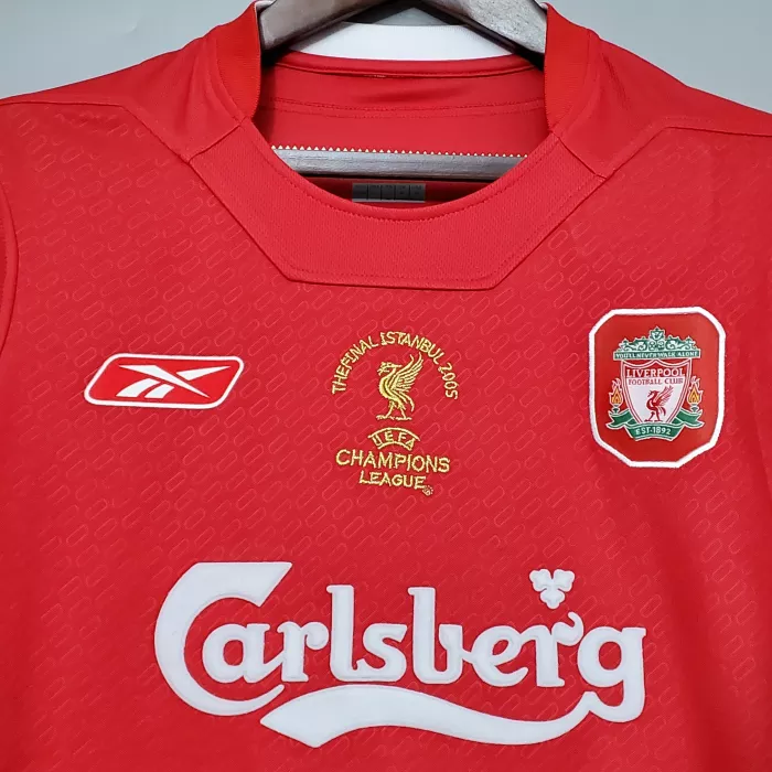 Liverpool 2004/05 Home Retro Jersey (Champions League Final Edition)