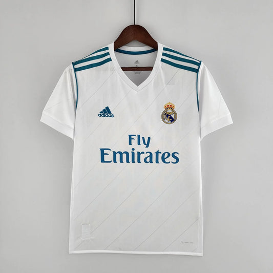 Retro Real Madrid 2017/18 Home Jersey