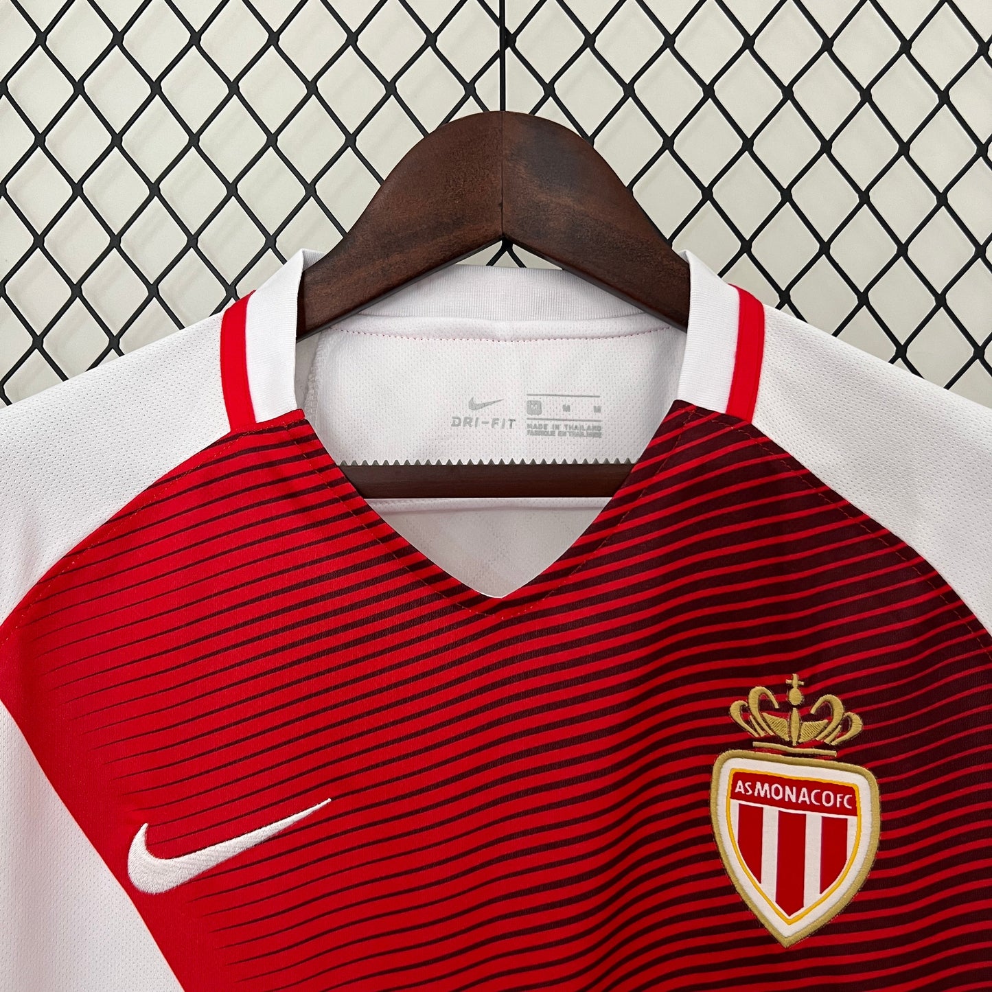 As Monaco 2016/2017 Home Retro Jersey - Back