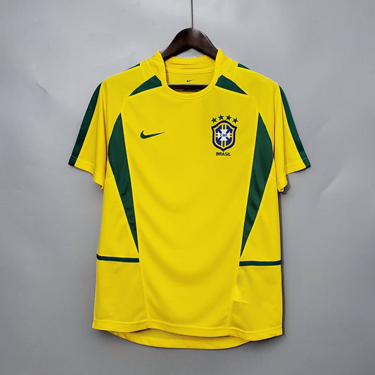 Retro Brazil 2002 Home Jersey