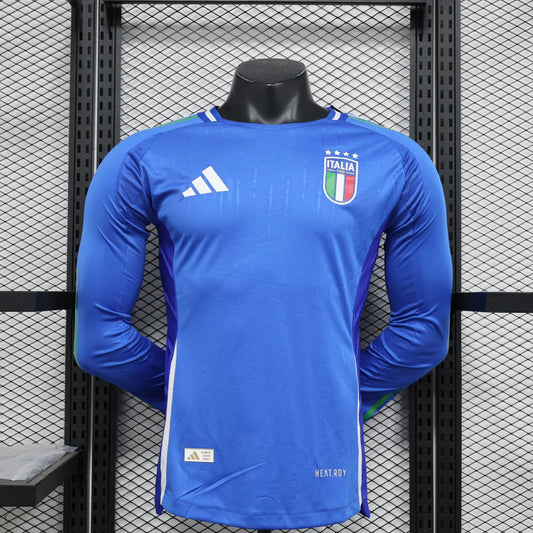 Italy 2024 Home Long Sleeve Jersey