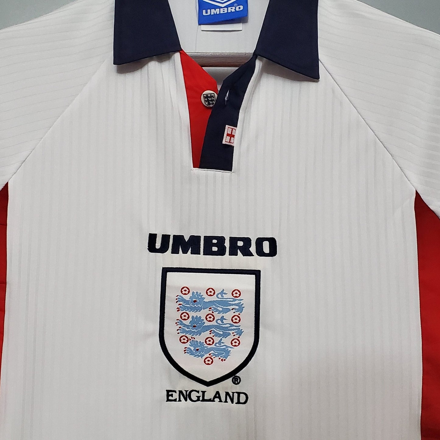 England Home 1998 Retro Jersey - Back