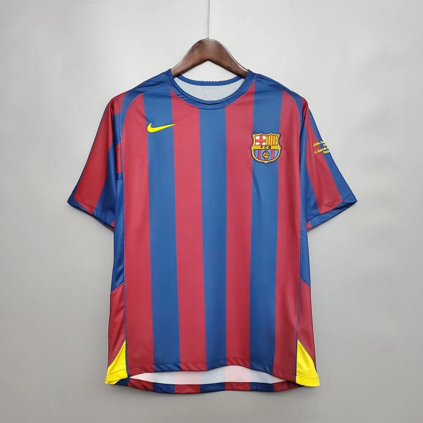 Retro Barcelona 2006 UEFA Champions League Final Home Jersey