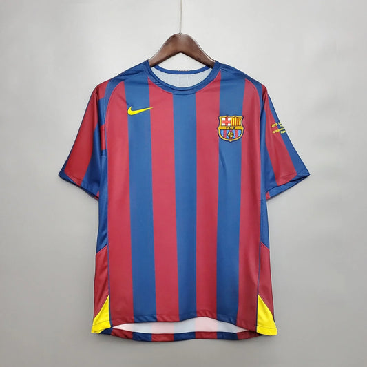 Retro Barcelona 2006 UEFA Champions League Final Home Jersey