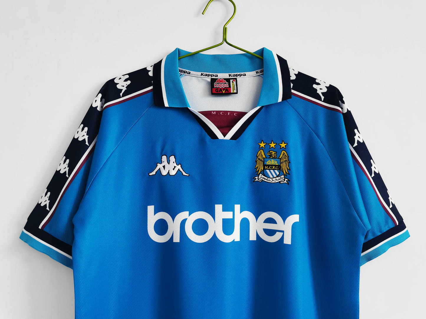 Manchester City Home 1997 Retro Jersey - Back