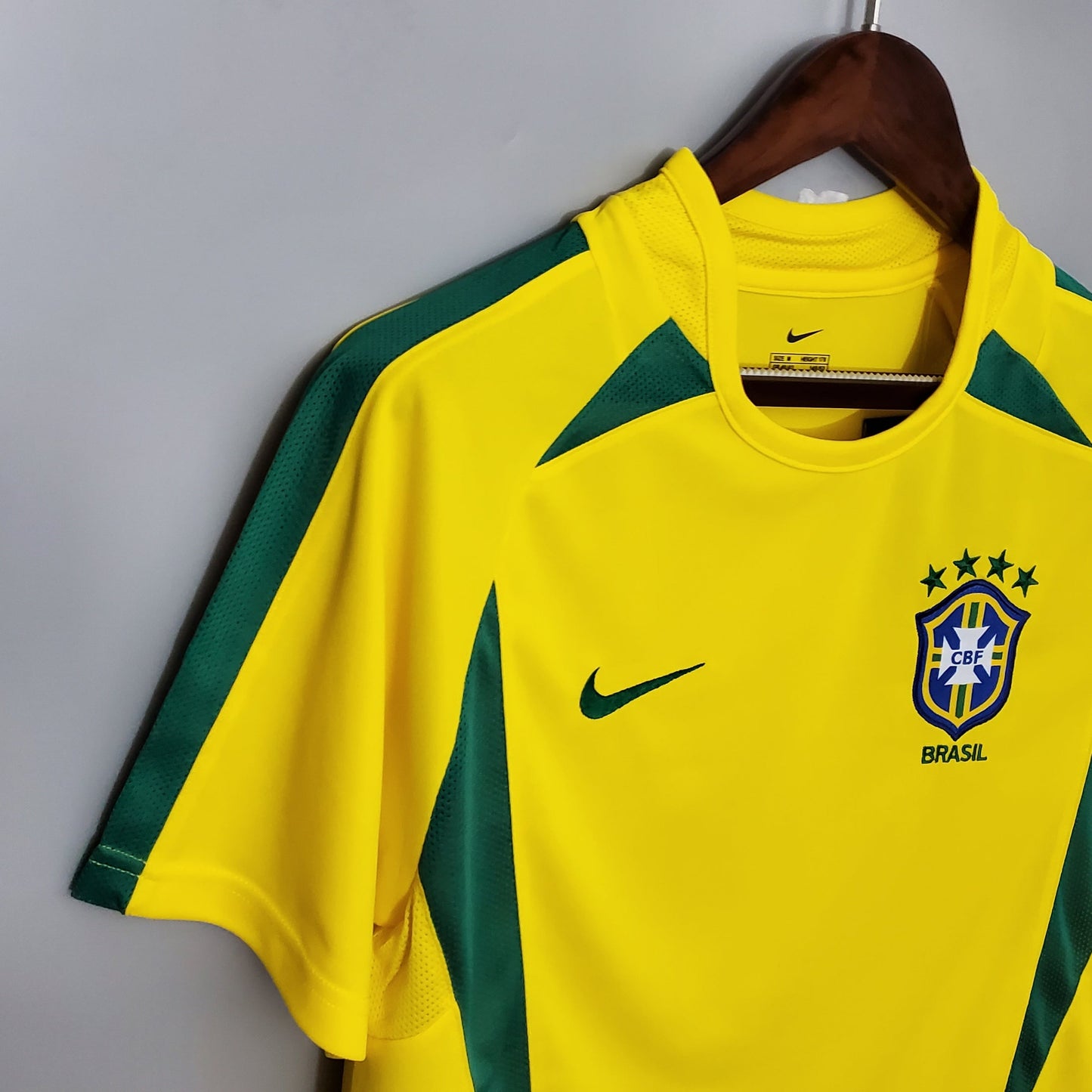 Retro Brazil 2002 Home Jersey