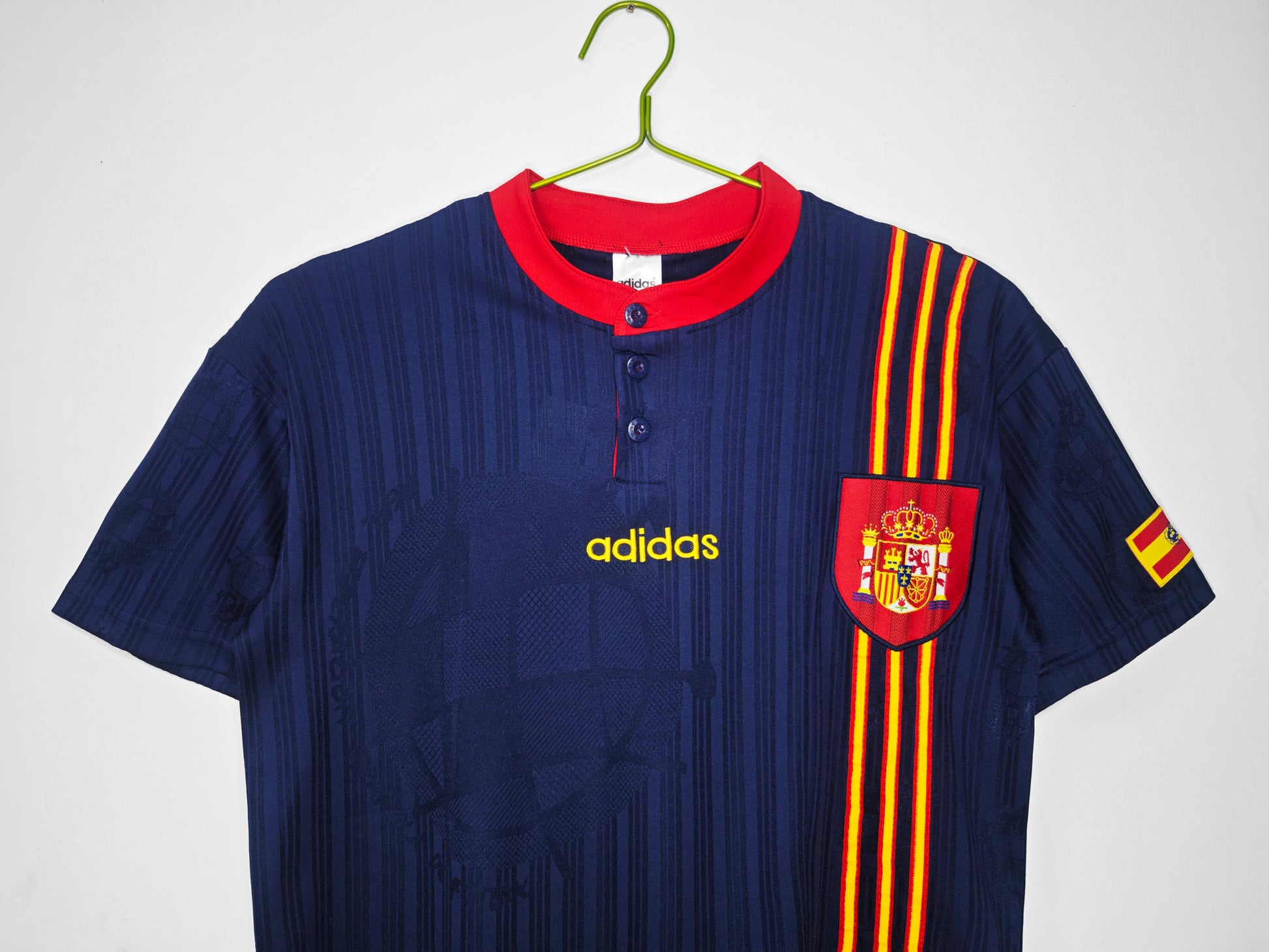 Spain 1996 Away Retro Jersey - Back