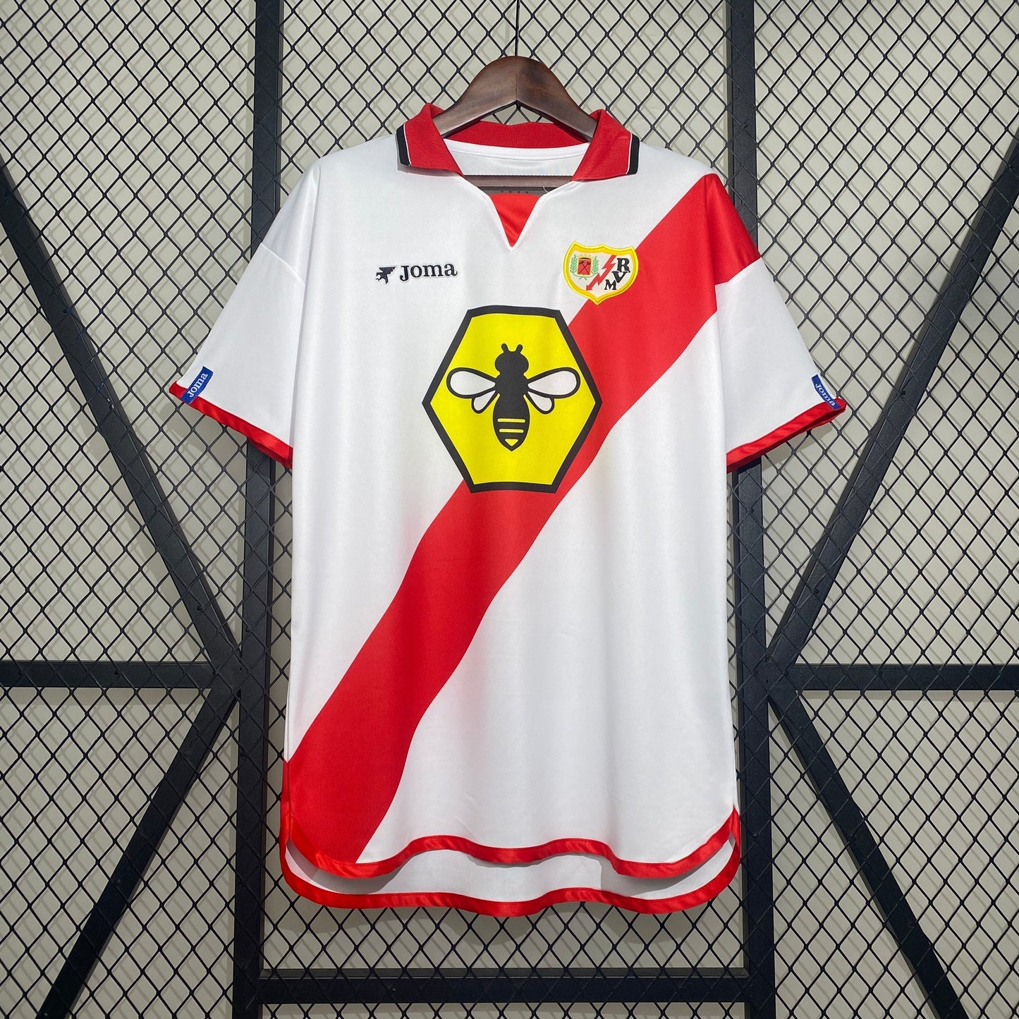 Rayo Vallecano 2001/02 Home Retro Jersey - Front