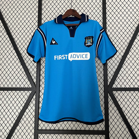 Manchester City 2002/2003 Home Retro Jersey - Front