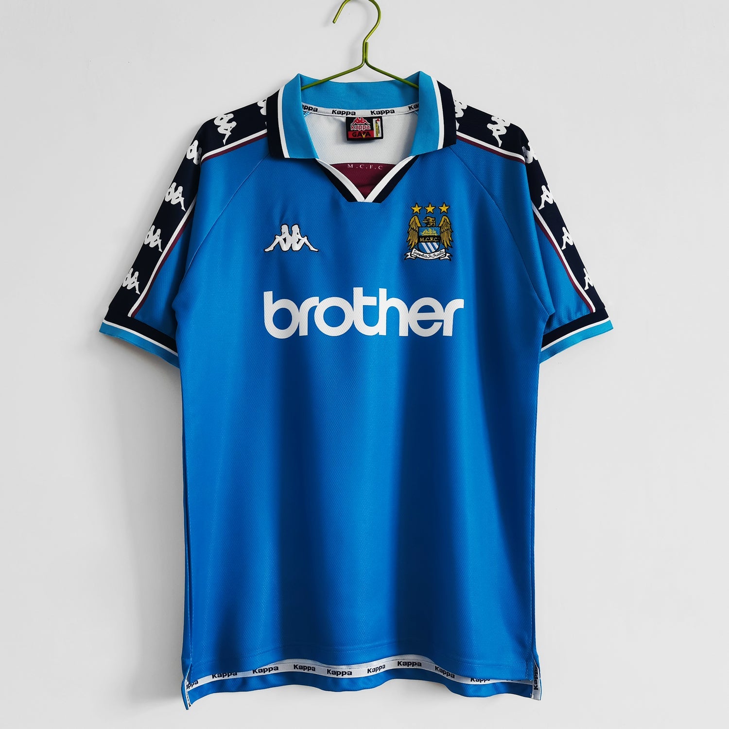 Manchester City Home 1997 Retro Jersey - Front