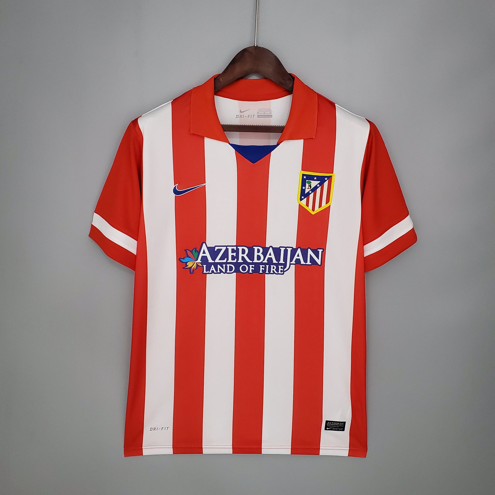 Atletico Madrid 2013/2014 Home Retro Jersey - Front