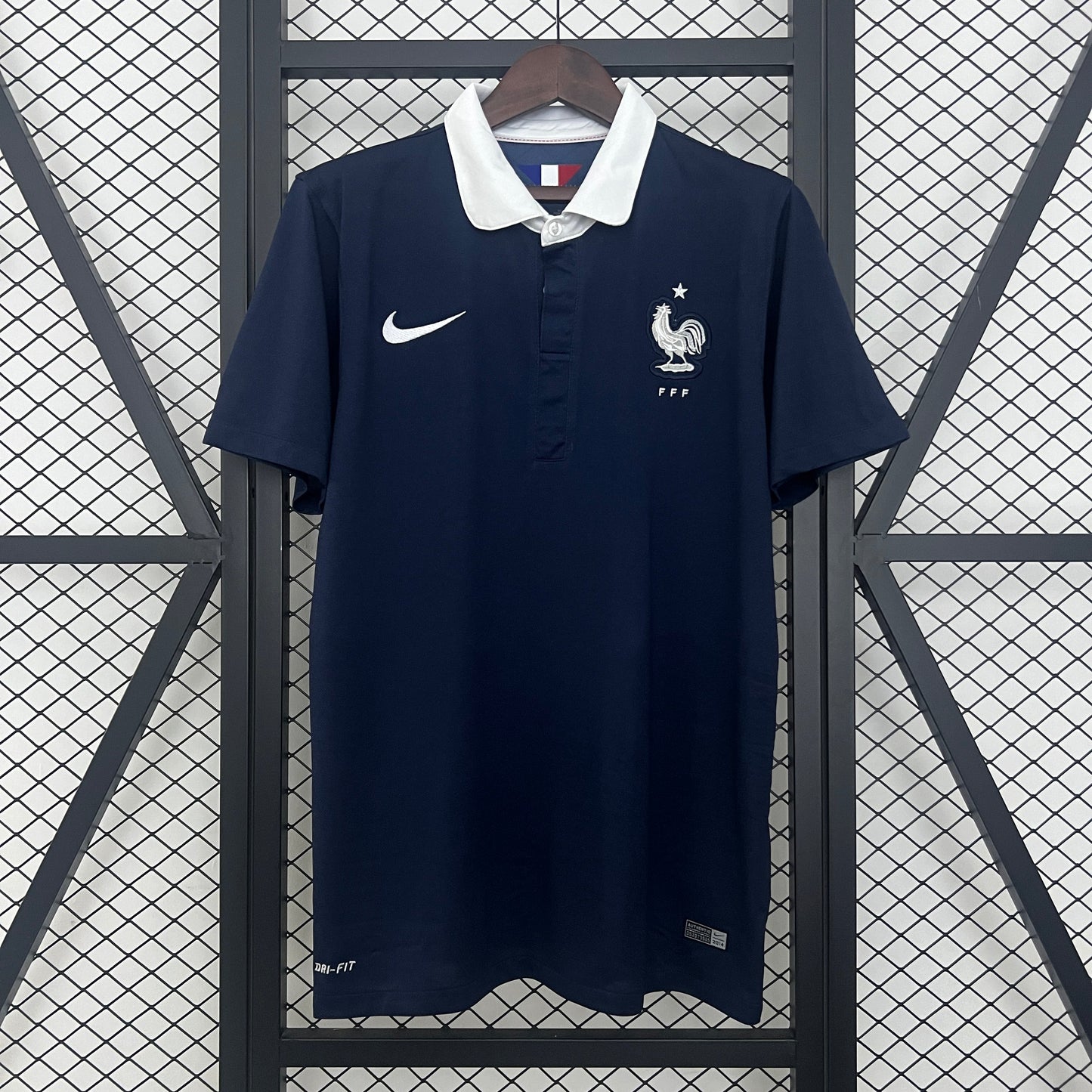 France 2014 World Cup Home Retro Jersey - Front