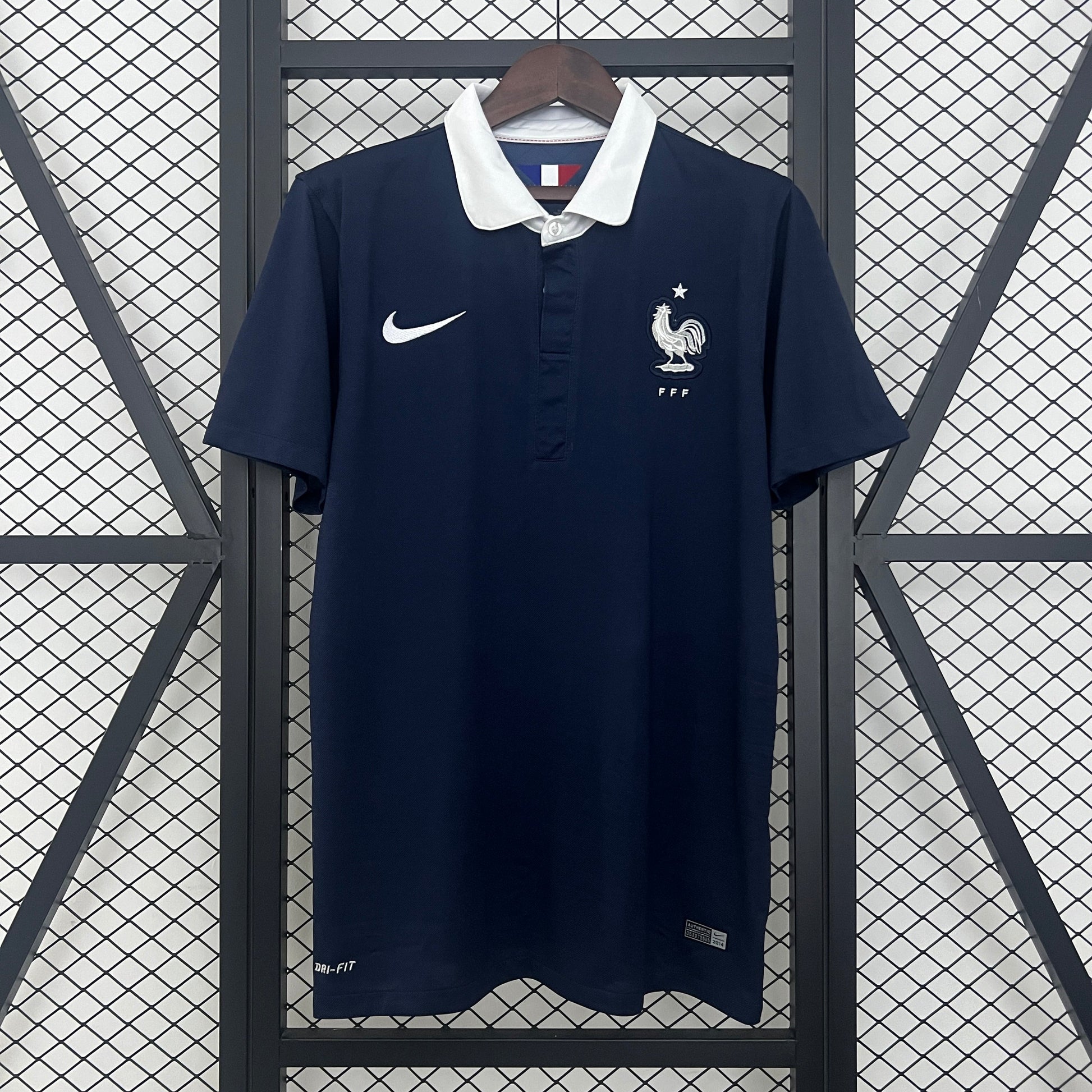 France 2014 World Cup Home Retro Jersey - Front