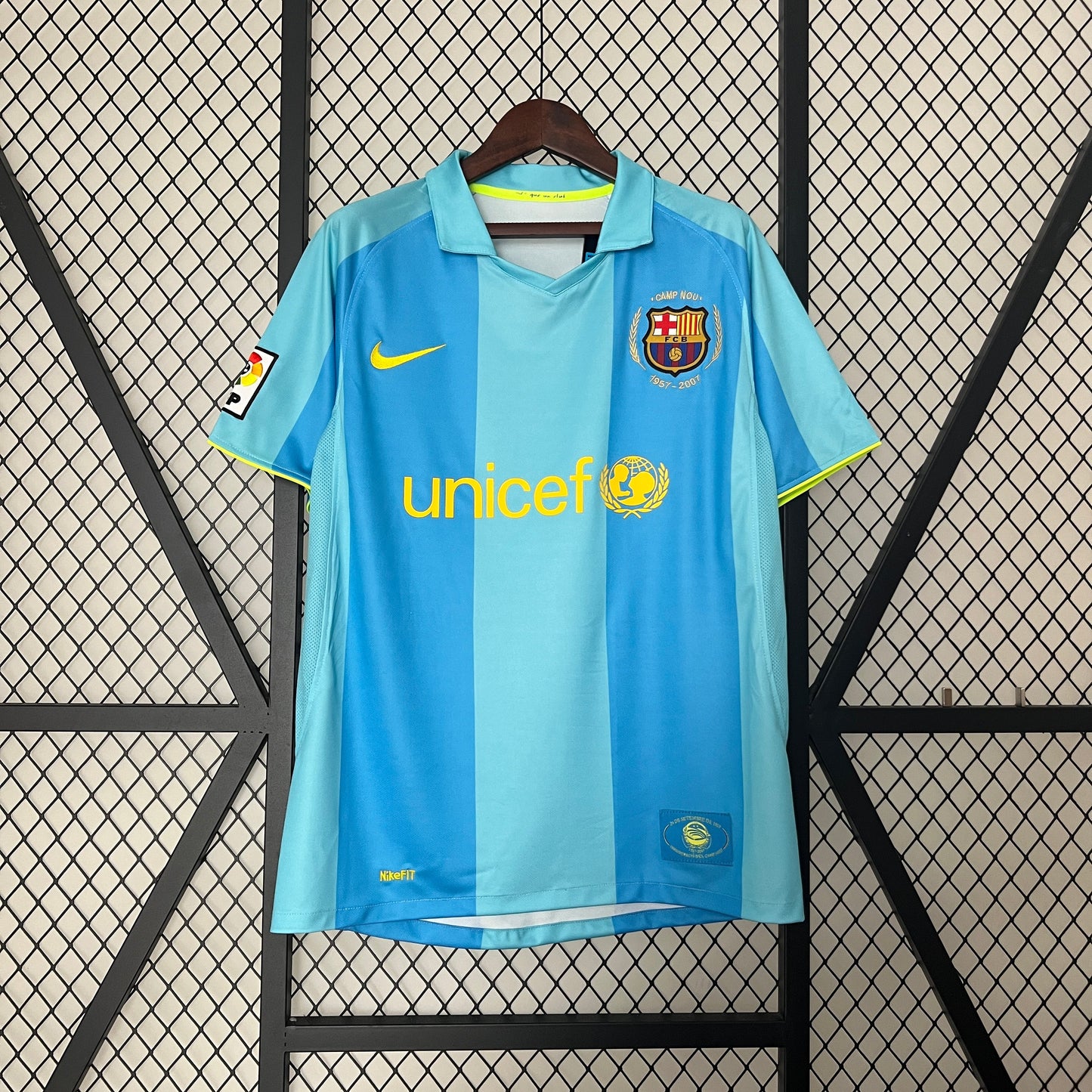Barcelona 2007/2008 Away Retro Jersey - Front