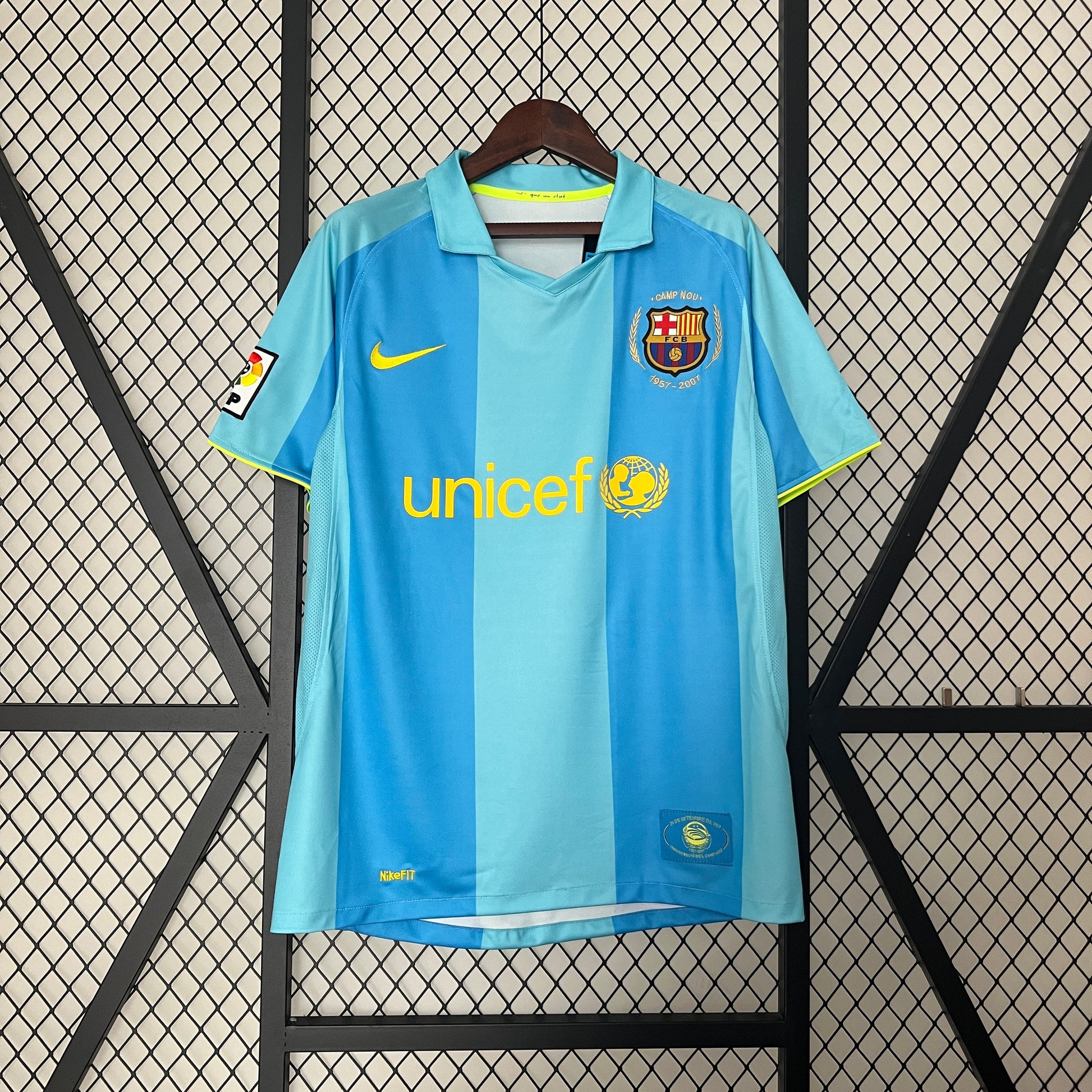 Barcelona 2007/2008 Away Retro Jersey - Front