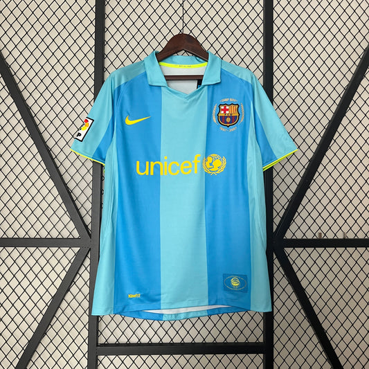 Barcelona 2007/2008 Away Retro Jersey - Front