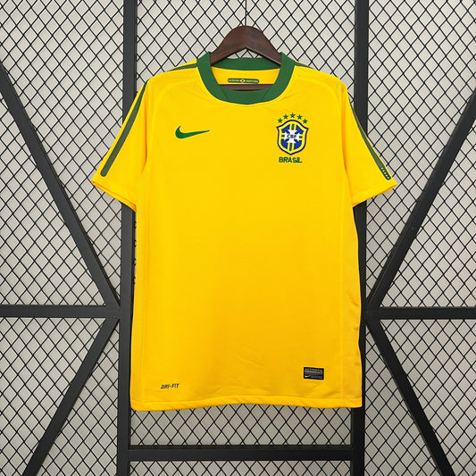 Brazil 2010 Home Retro Jersey - Front