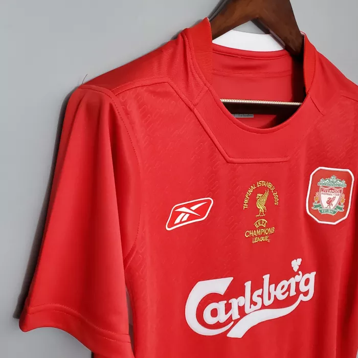 Liverpool 2004/05 Home Retro Jersey (Champions League Final Edition)