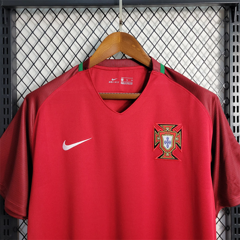 Portugal 2016 Home Retro Jersey - Back