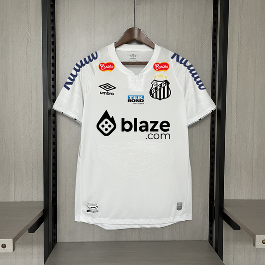 Santos 2024/2025 Home Retro Jersey - Front