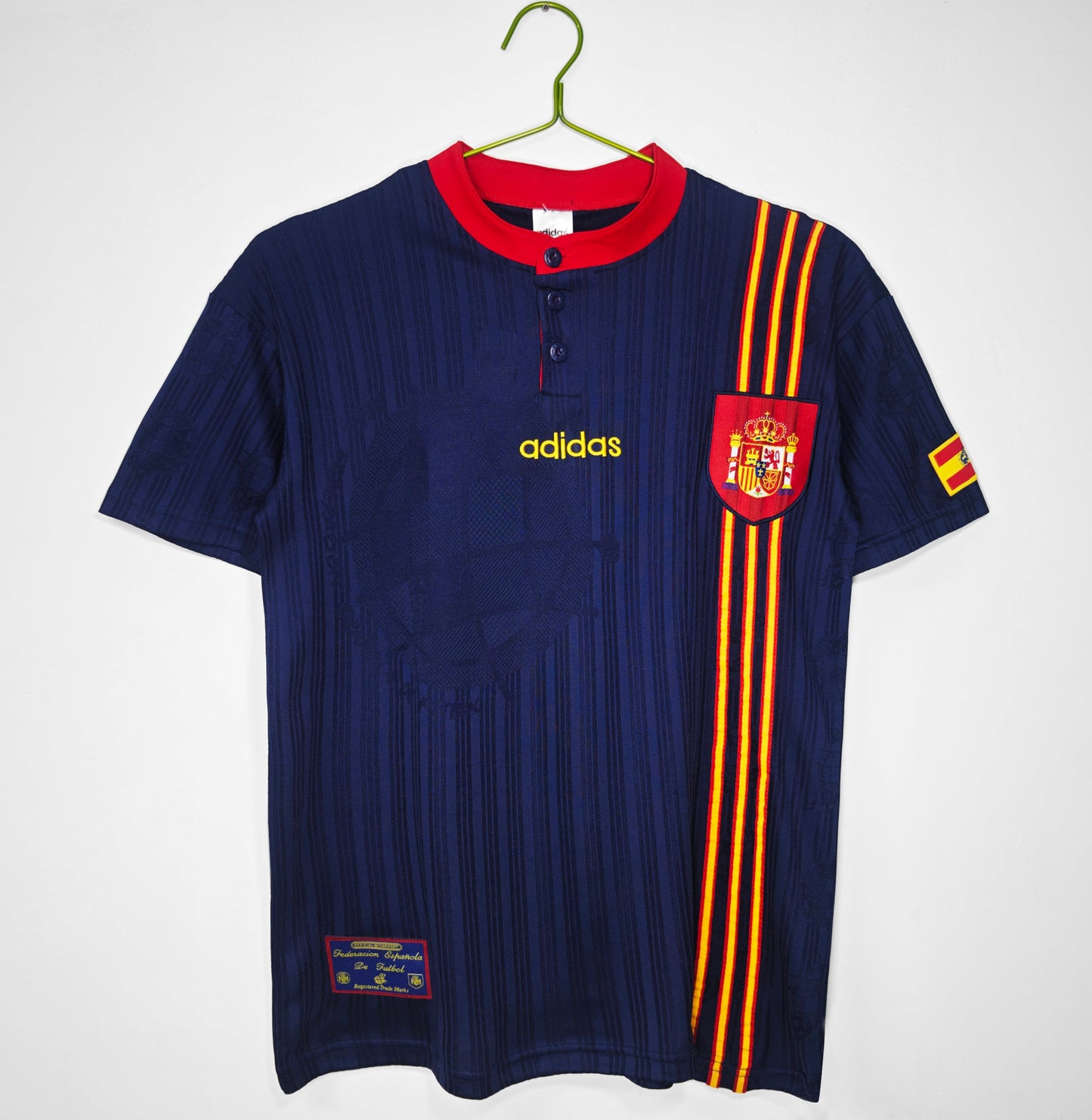 Spain 1996 Away Retro Jersey - Front