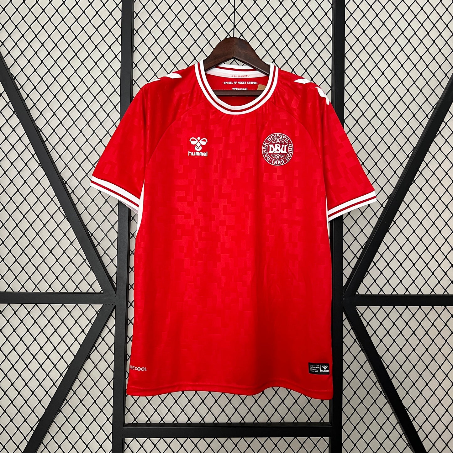Denmark 2024 Home Retro Jersey - Front