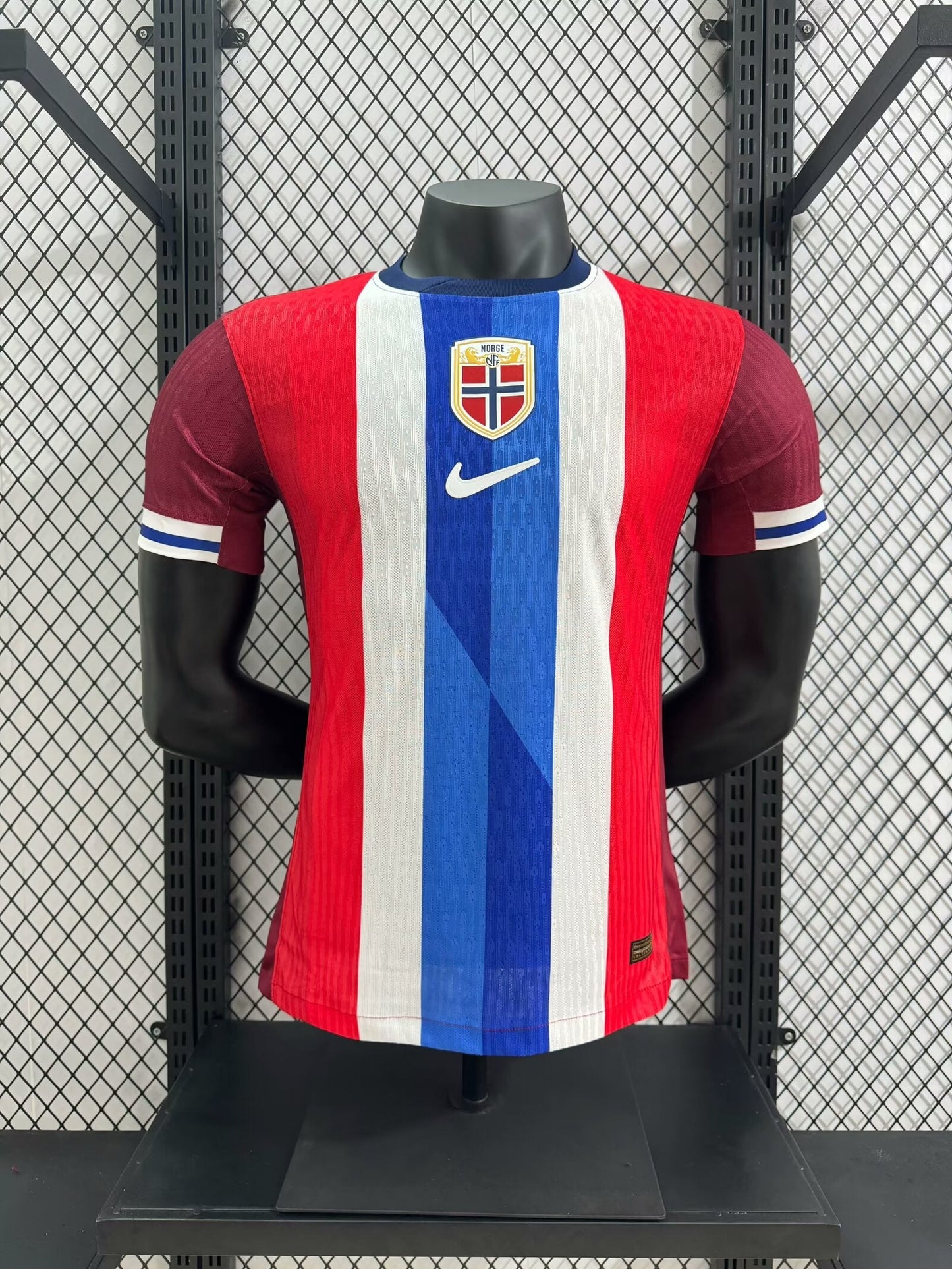 Norway 2024 Home Jersey Player Edition Retro Jersey - Front