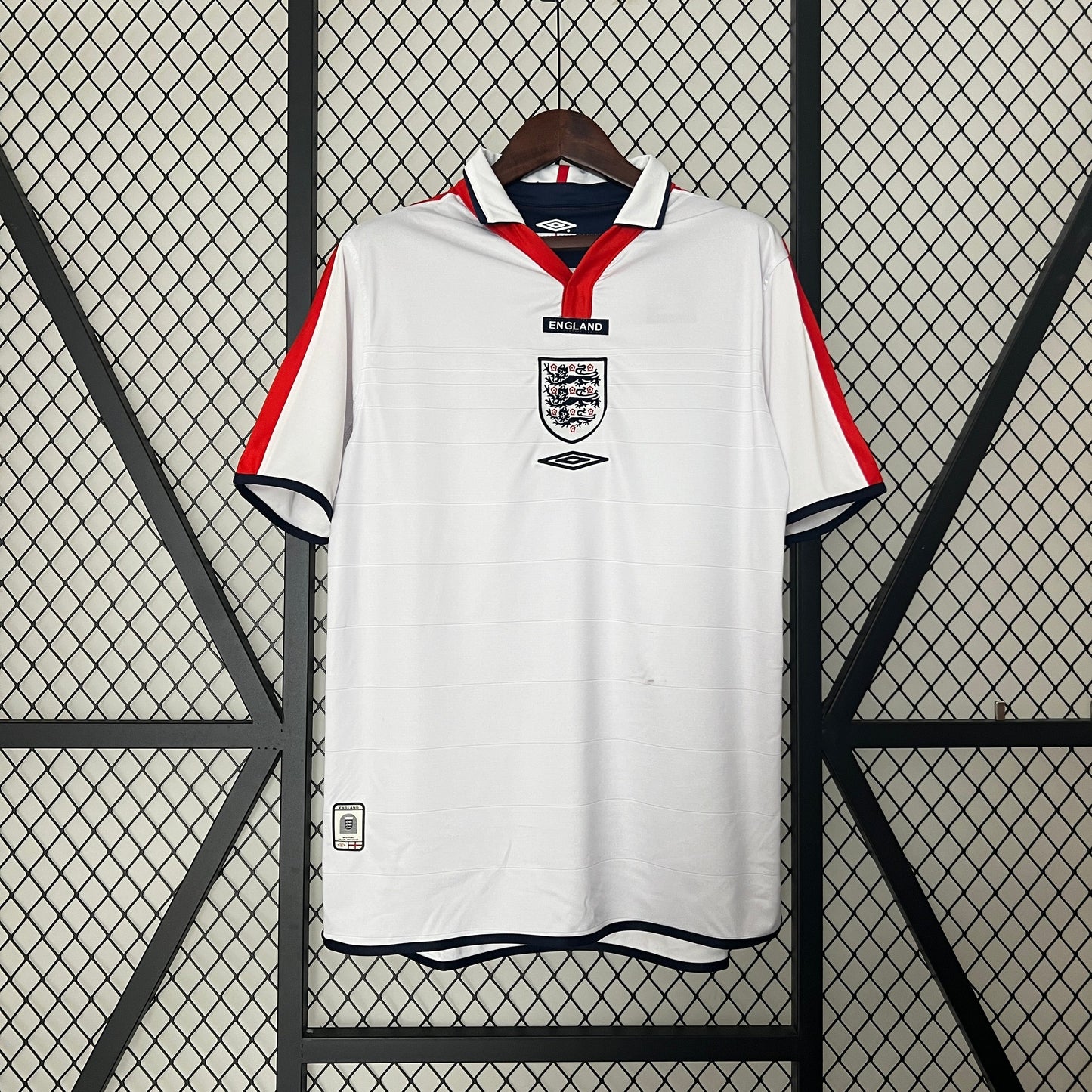 England 2004 Home Retro Jersey - Front