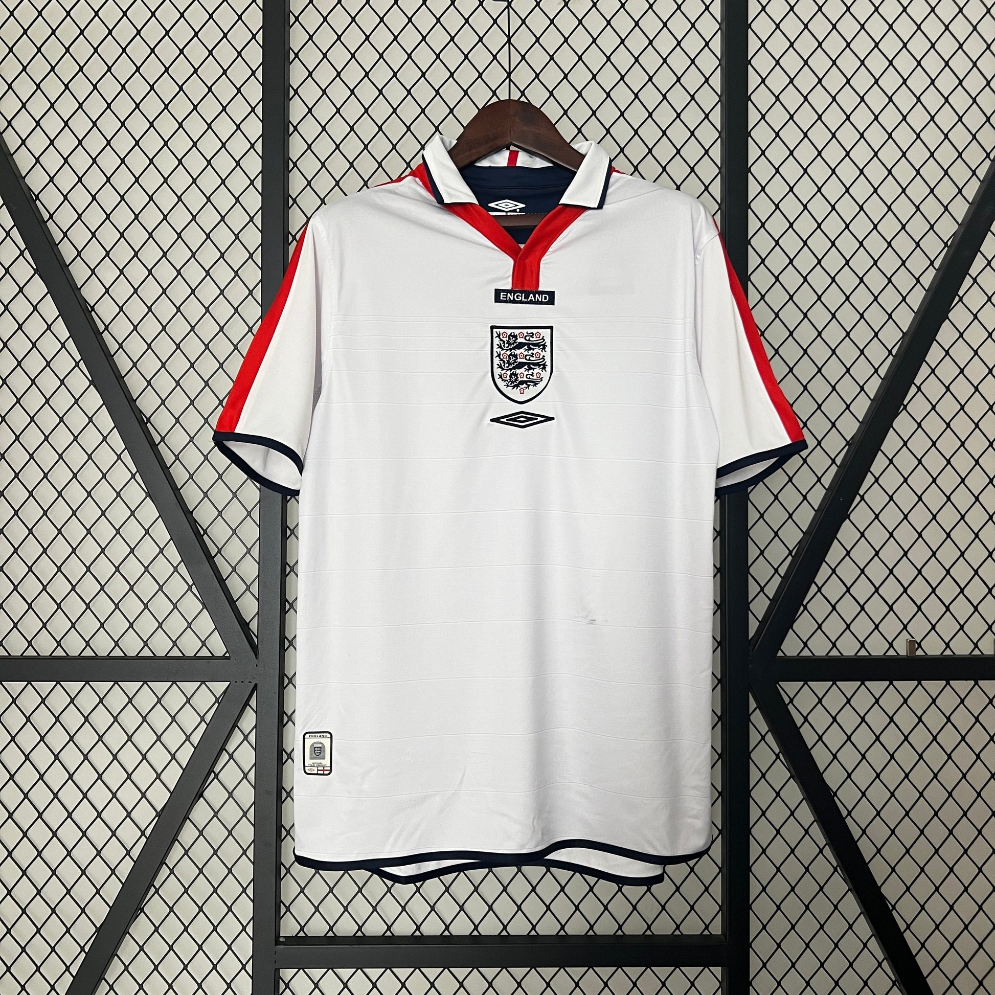 England 2004 Home Retro Jersey - Front