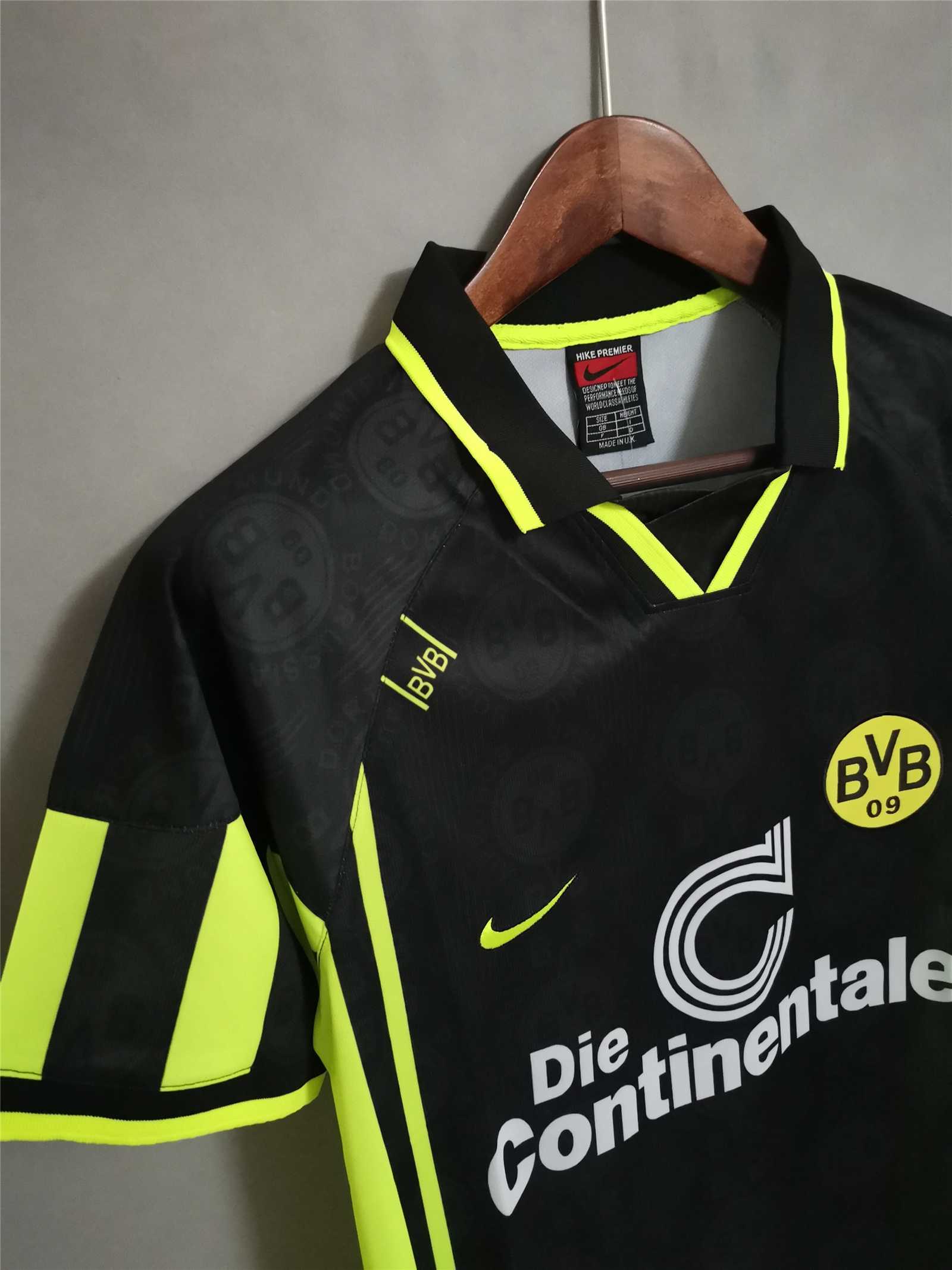 Borussia Dortmund Away 1995/96 Retro Jersey - Back