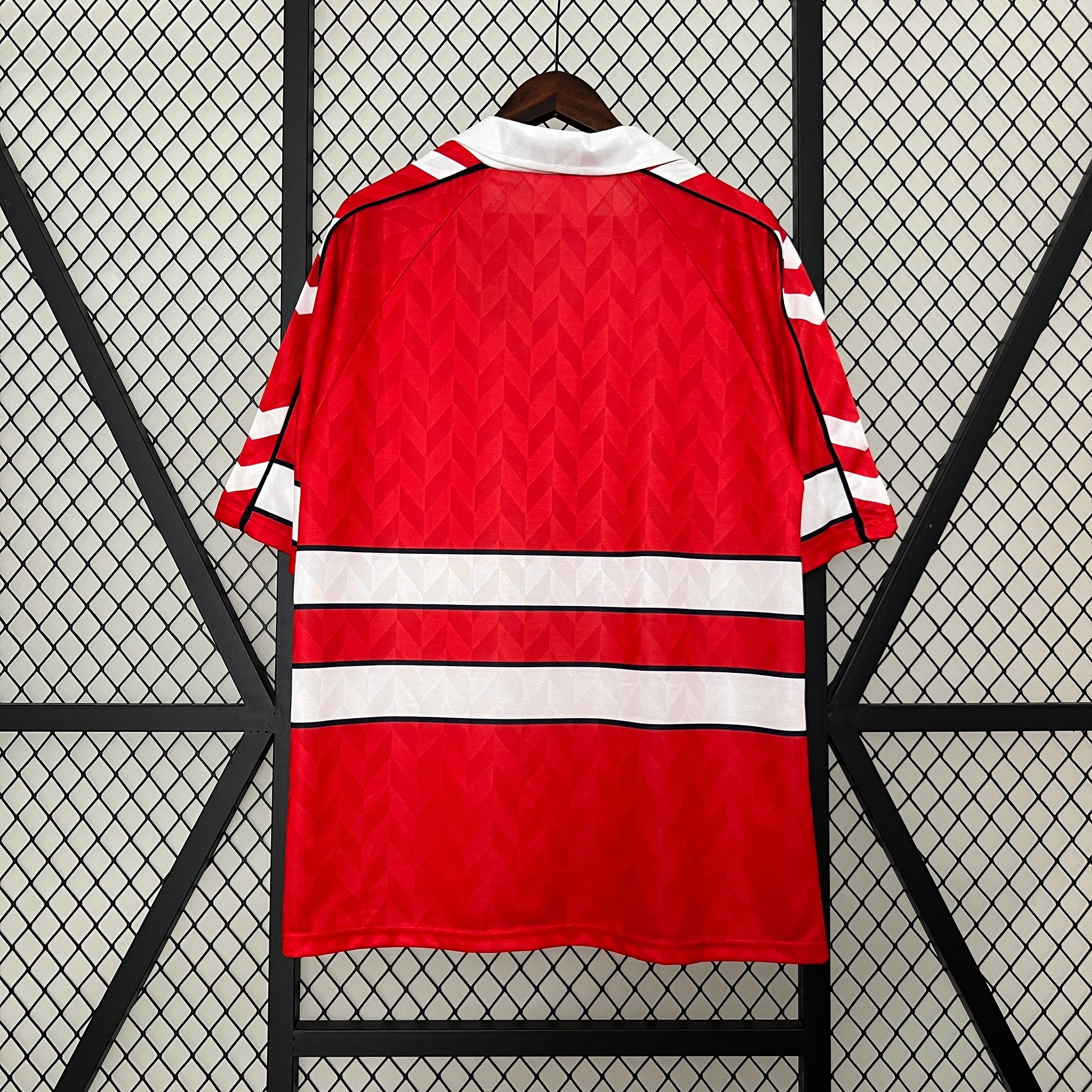 Denmark 1988 Home Retro Jersey - Back