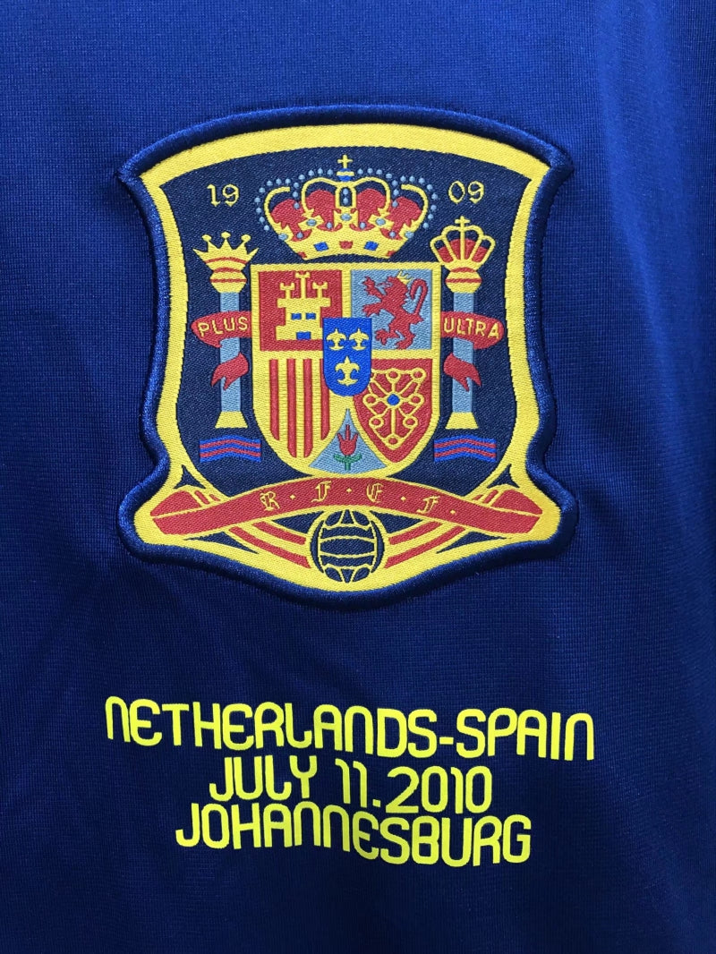 Spain Away 2010 Retro Jersey - Back