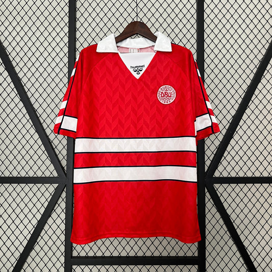 Denmark 1988 Home Retro Jersey - Front