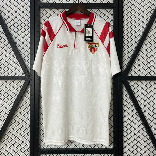 Sevilla FC 1992/1993 Home Retro Jersey - Front