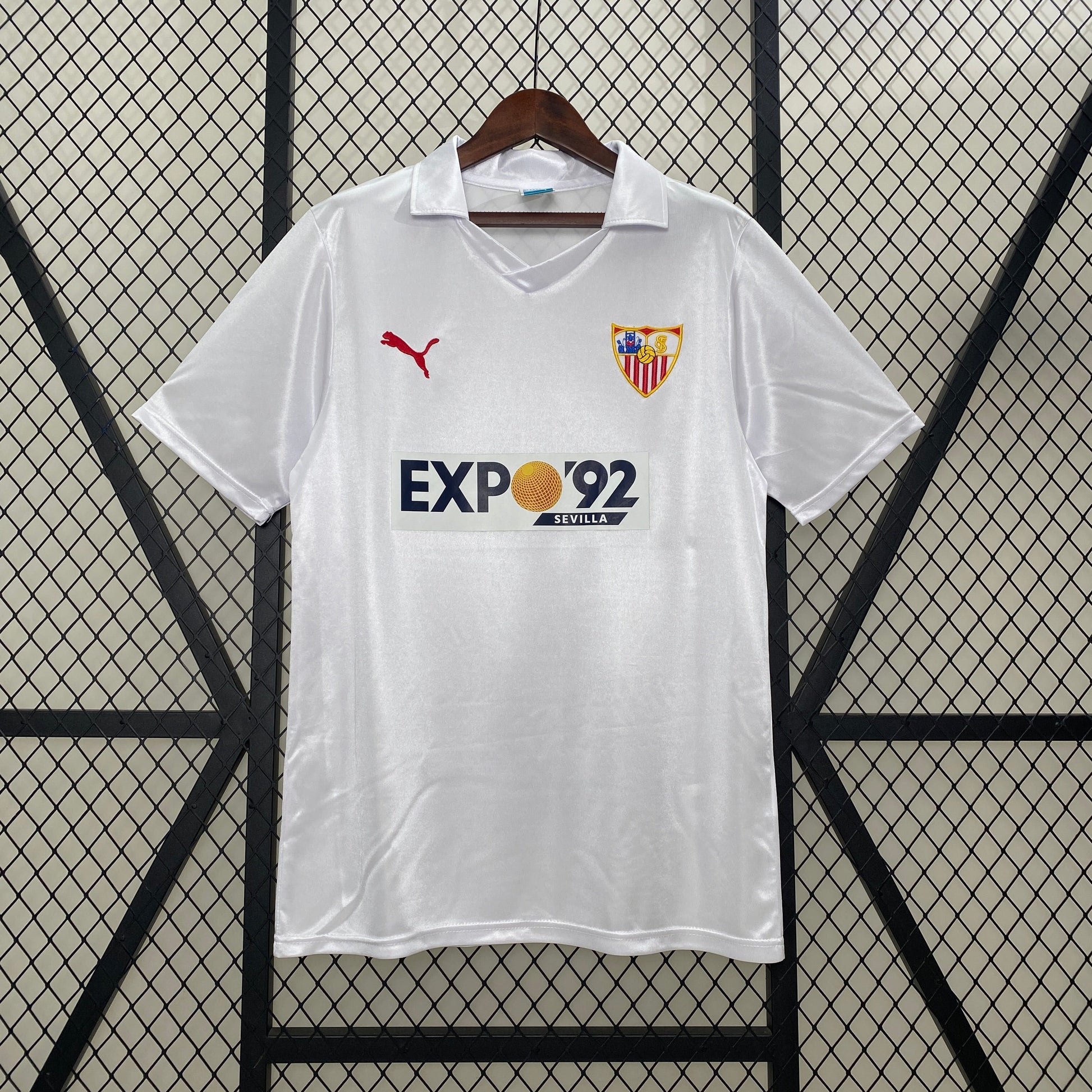 Sevilla FC 1987/1988 Home Retro Jersey - Front
