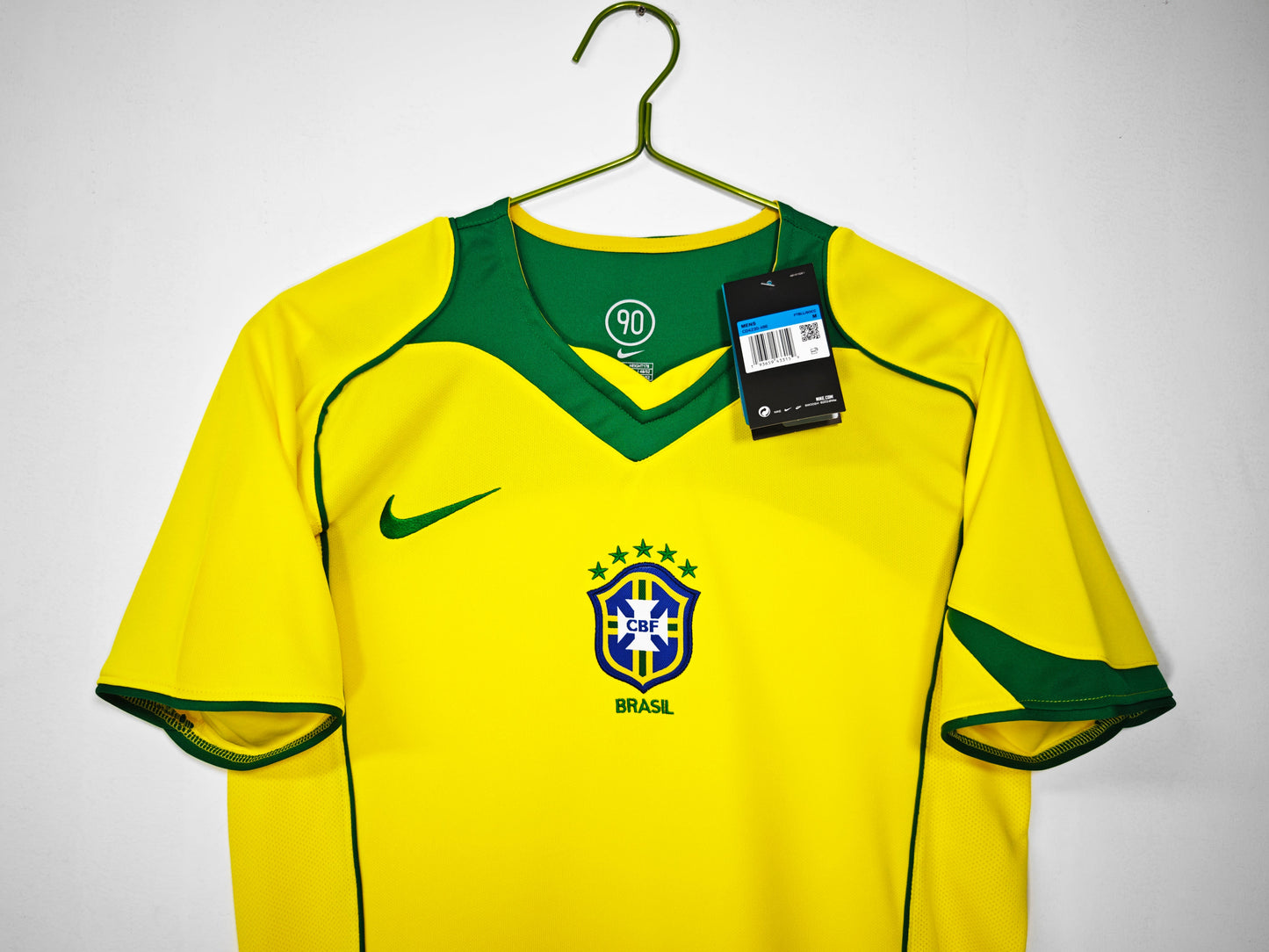 Brazil 2004 Home Retro Jersey - Back