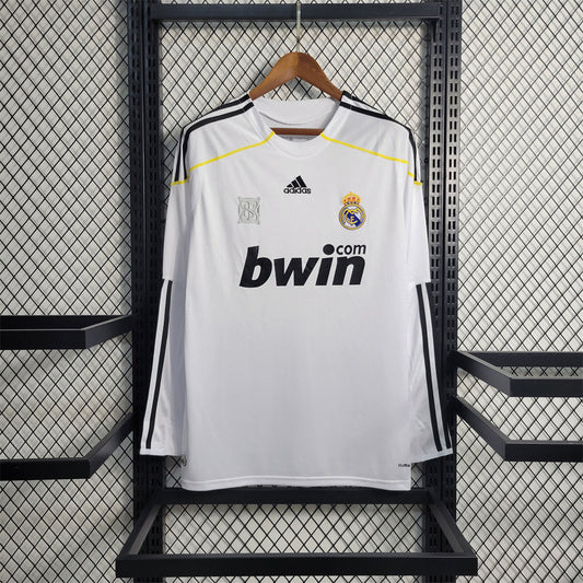 Real Madrid Home 2009/10 (Full Sleeves) Retro Jersey - Front