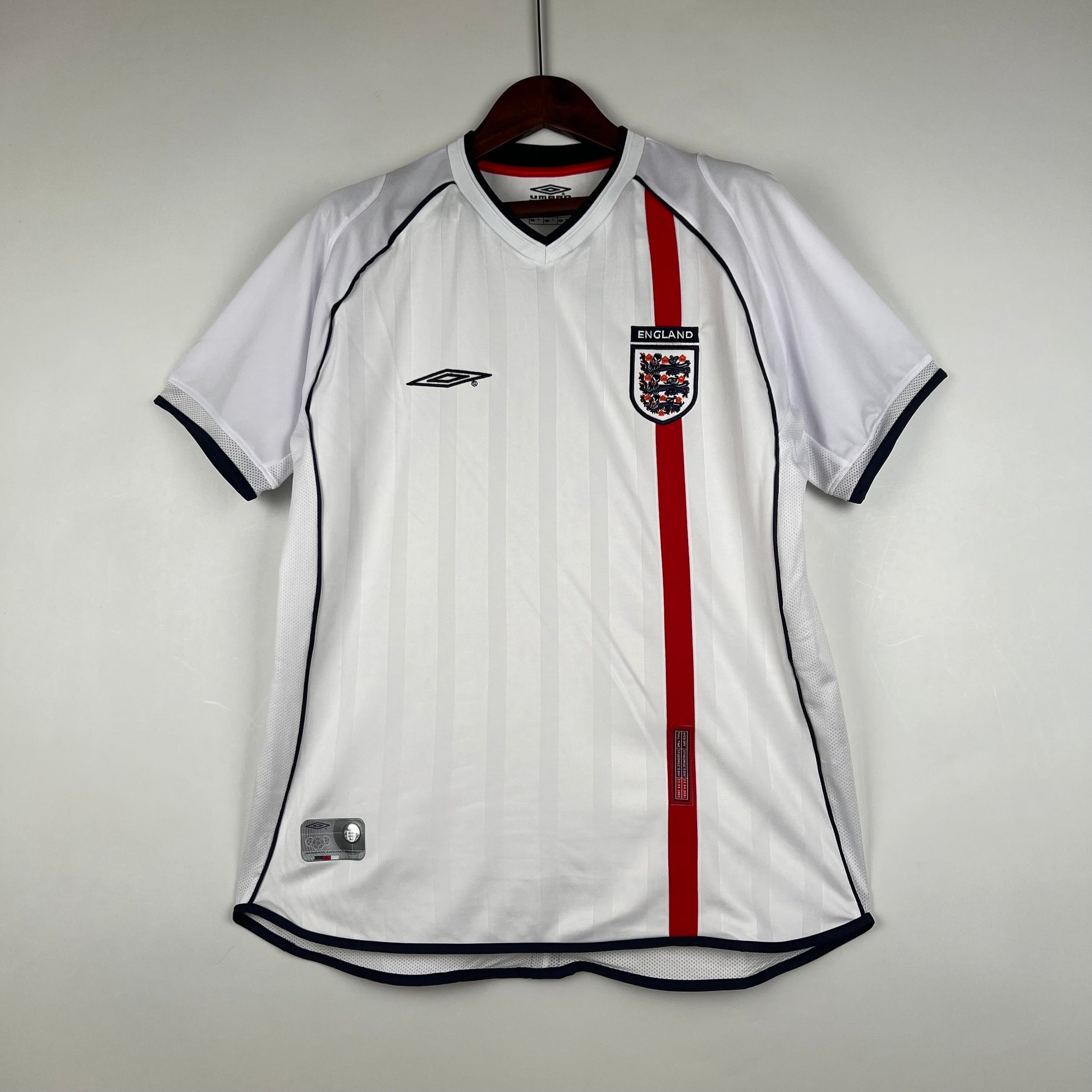 England World Cup 2002 Home Retro Jersey - Front