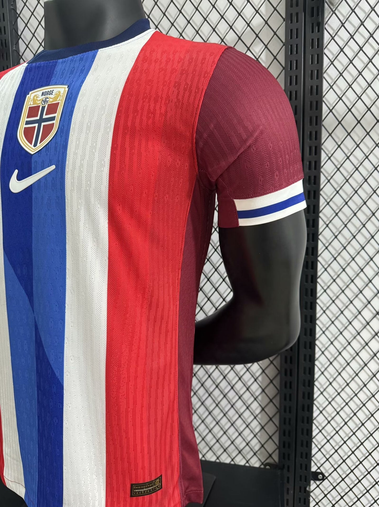 Norway 2024 Home Jersey Player Edition Retro Jersey - Back