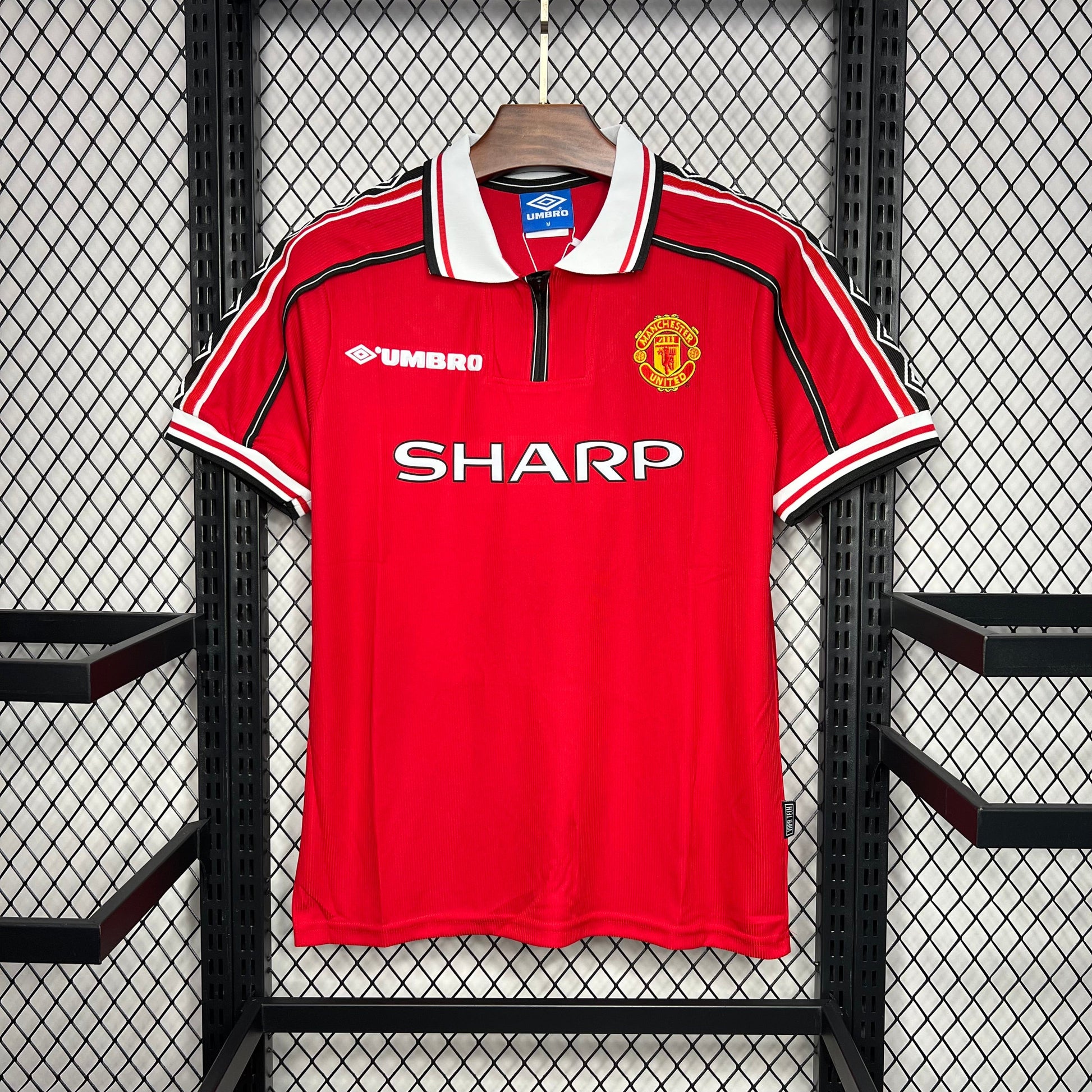 Manchester United 1998/1999 Home Retro Jersey - Front
