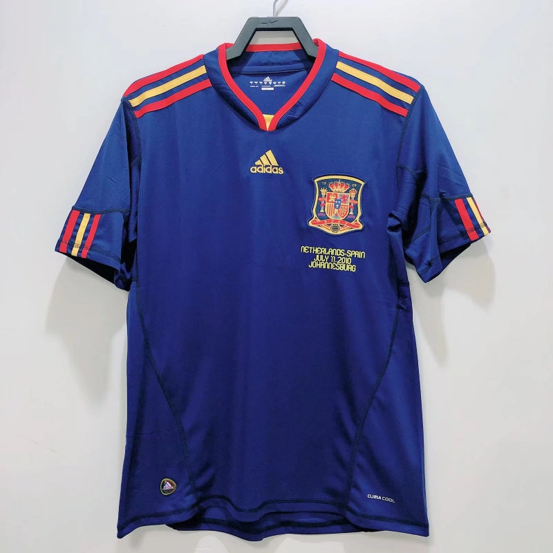 Spain Away 2010 Retro Jersey - Front