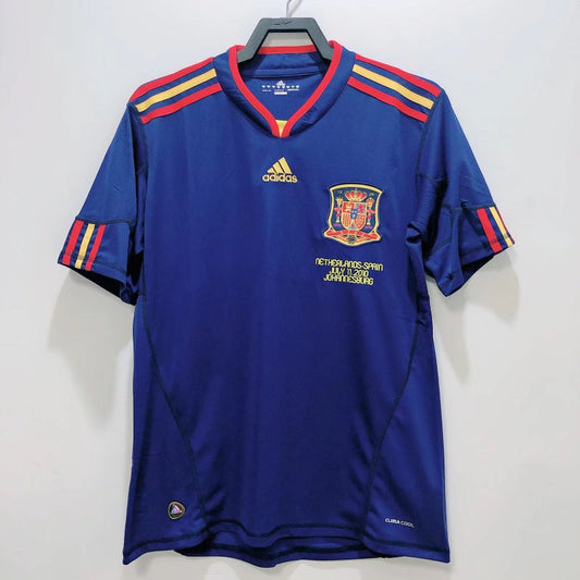Spain Away 2010 Retro Jersey - Front