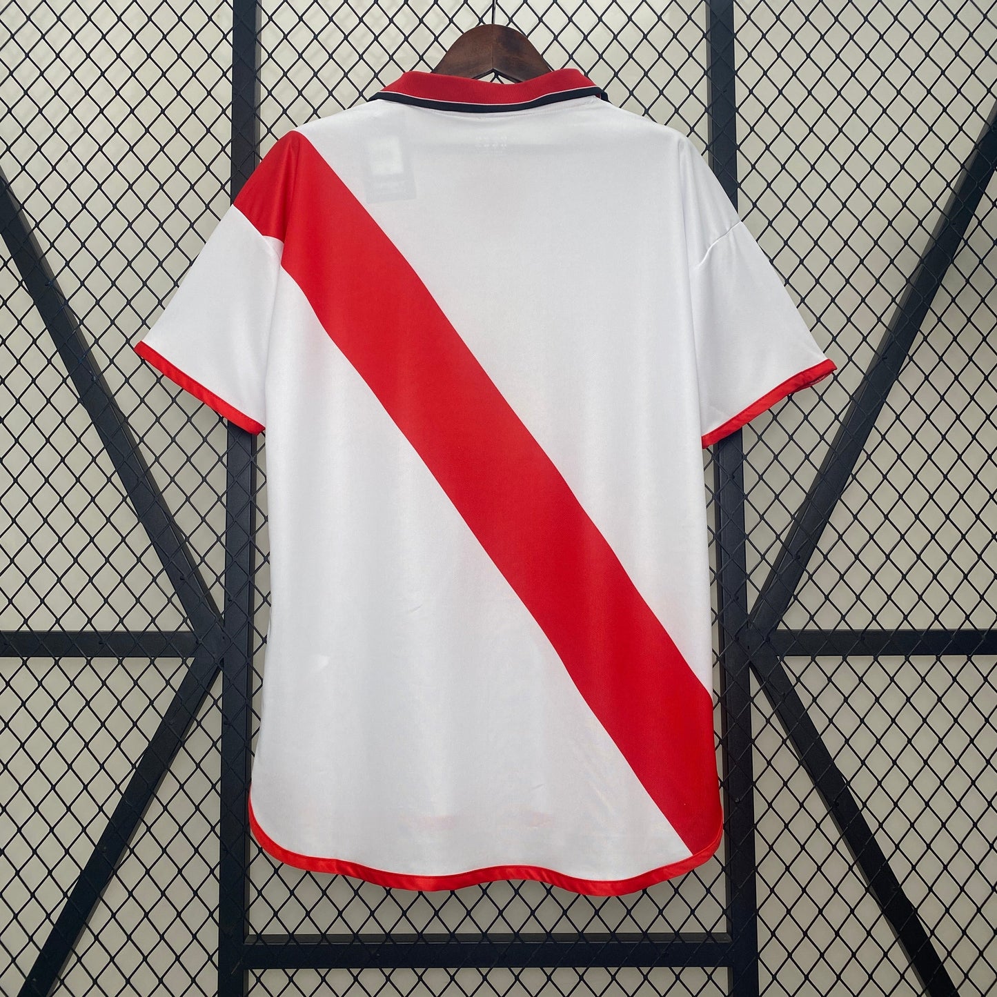 Rayo Vallecano 2001/02 Home Retro Jersey - Back
