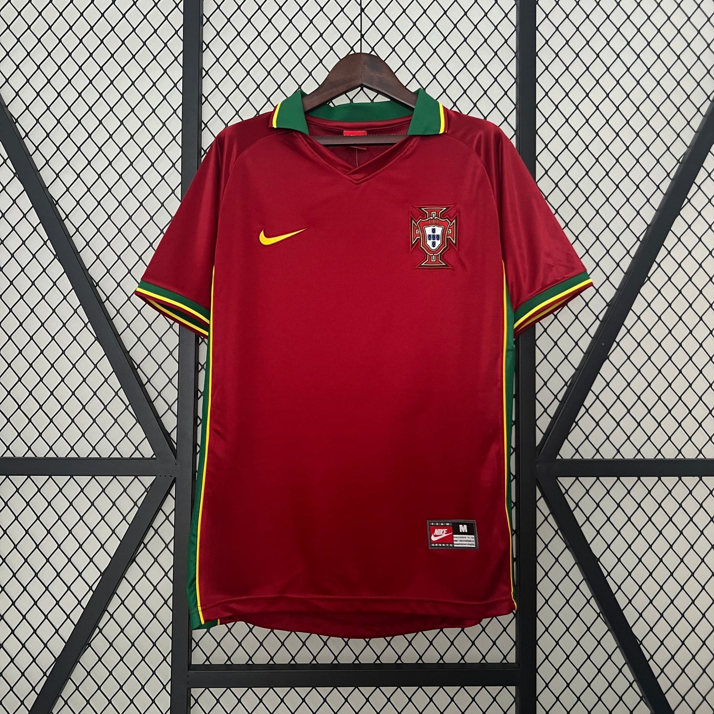 Portugal 1998 Home Retro Jersey - Front