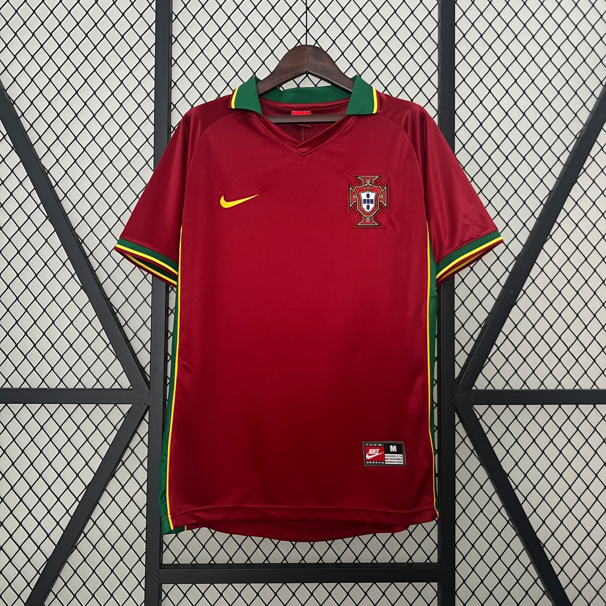 Portugal 1998 Home Retro Jersey - Front