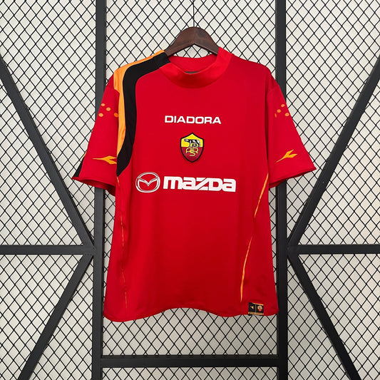 As Roma 2004/05 Home Retro Jersey - Front